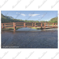 Wooden Bridge Canvas Wrap | Fade Resistant - abrandilion