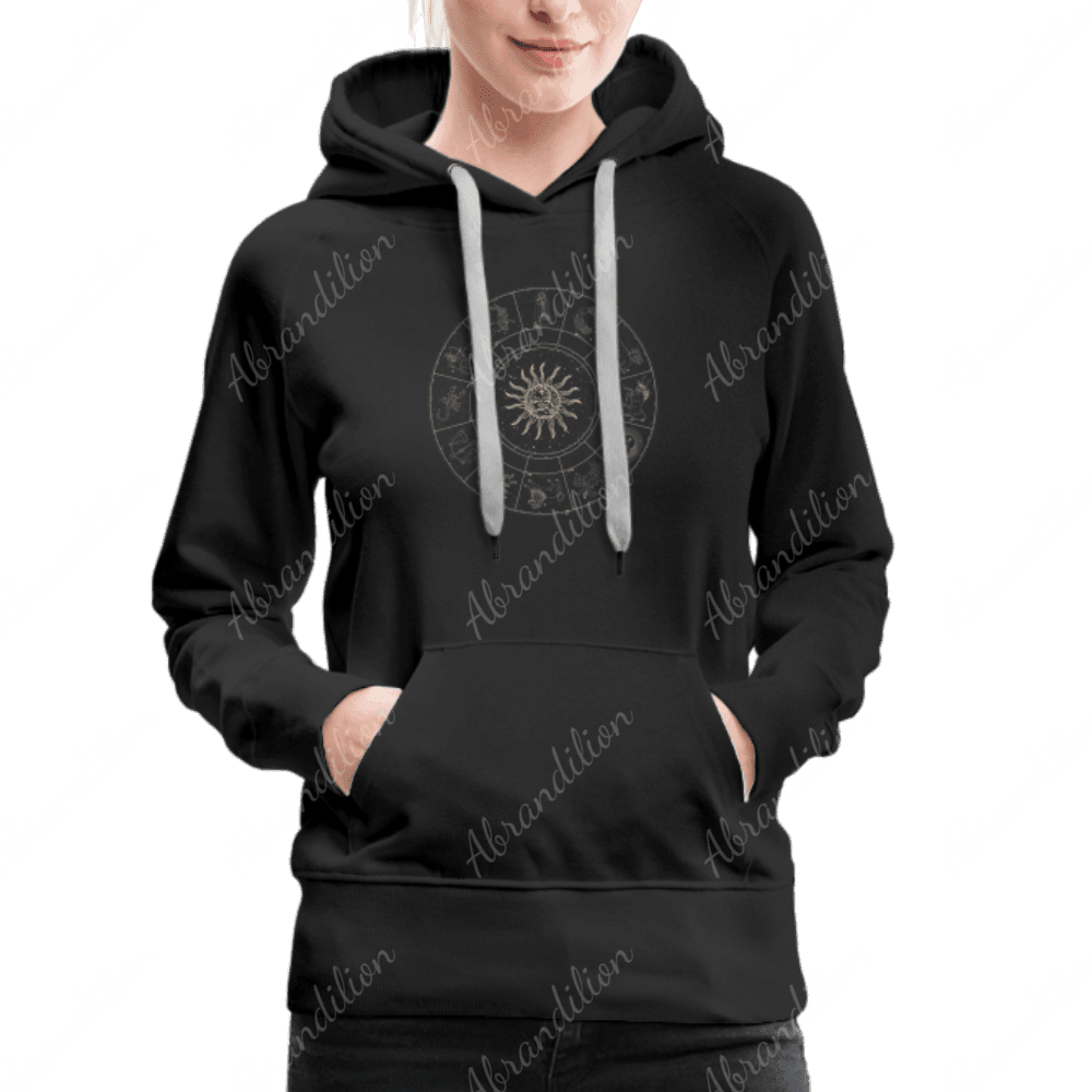 Zodiac | Women’s | Premium Hoodie | Moon | Sun - abrandilion