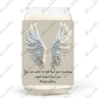 13.75oz Clear Jar Candle | 3"x3.75" White Label - abrandilion