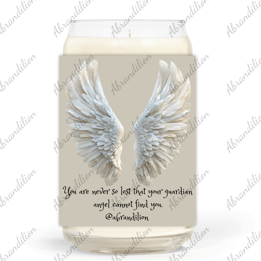 13.75oz Clear Jar Candle | 3"x3.75" White Label - abrandilion