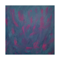 Abstract Blue & Magenta "Daydream" Matte Poster — Modern Textured Wall Art - abrandilion