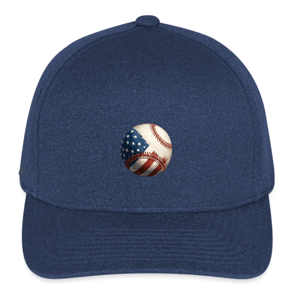 American Baseball - Flexfit Melange Baseball Cap - abrandilion