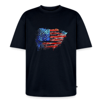 American Flag - Unisex Oversized Organic T-Shirt - abrandilion