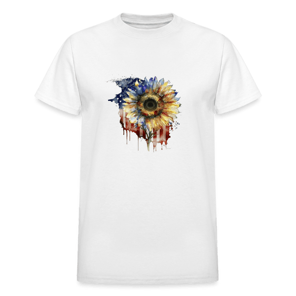 American Sunflower - Gildan Ultra Cotton Adult T-Shirt - abrandilion