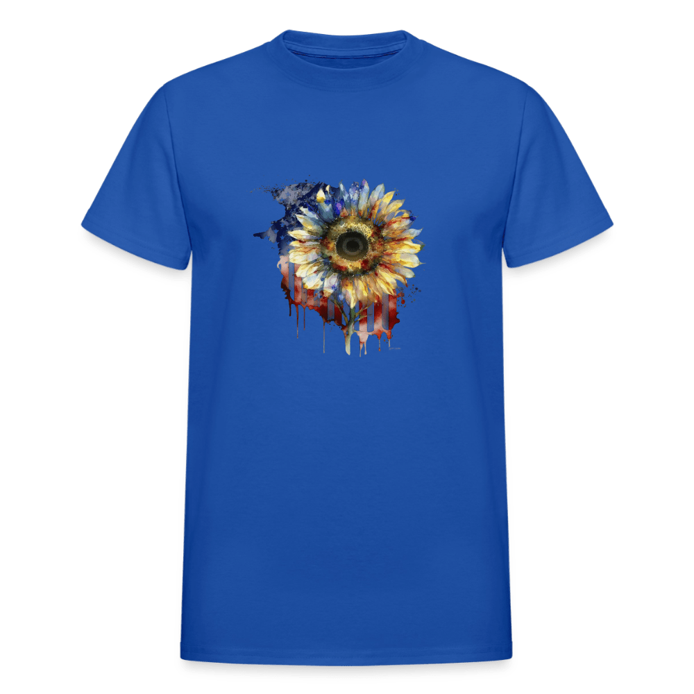 American Sunflower - Gildan Ultra Cotton Adult T-Shirt - abrandilion