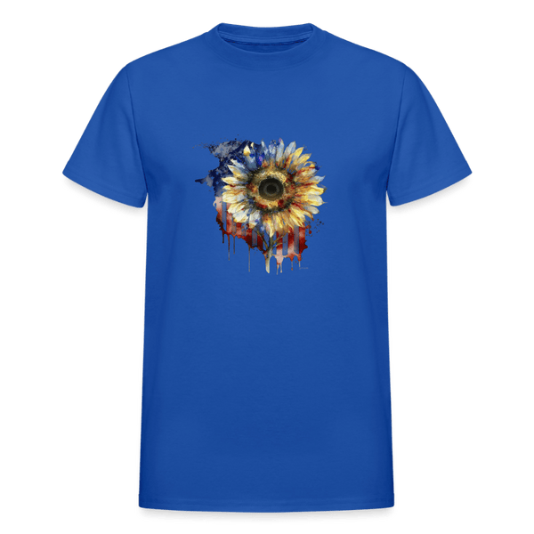 American Sunflower - Gildan Ultra Cotton Adult T-Shirt - abrandilion