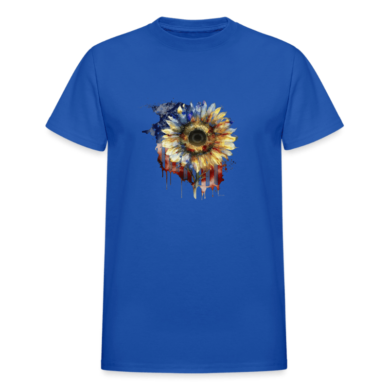 American Sunflower - Gildan Ultra Cotton Adult T-Shirt - abrandilion