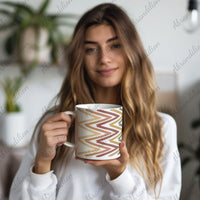 Boho Arrow Coffee Cup | White Mug | 22oz - abrandilion