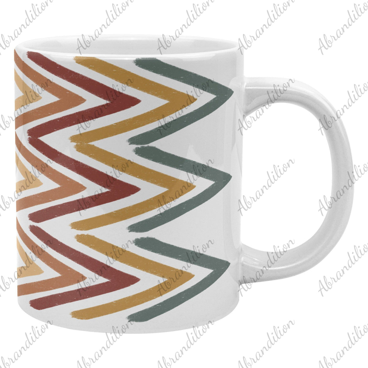 Boho Arrow Coffee Cup | White Mug | 22oz - abrandilion