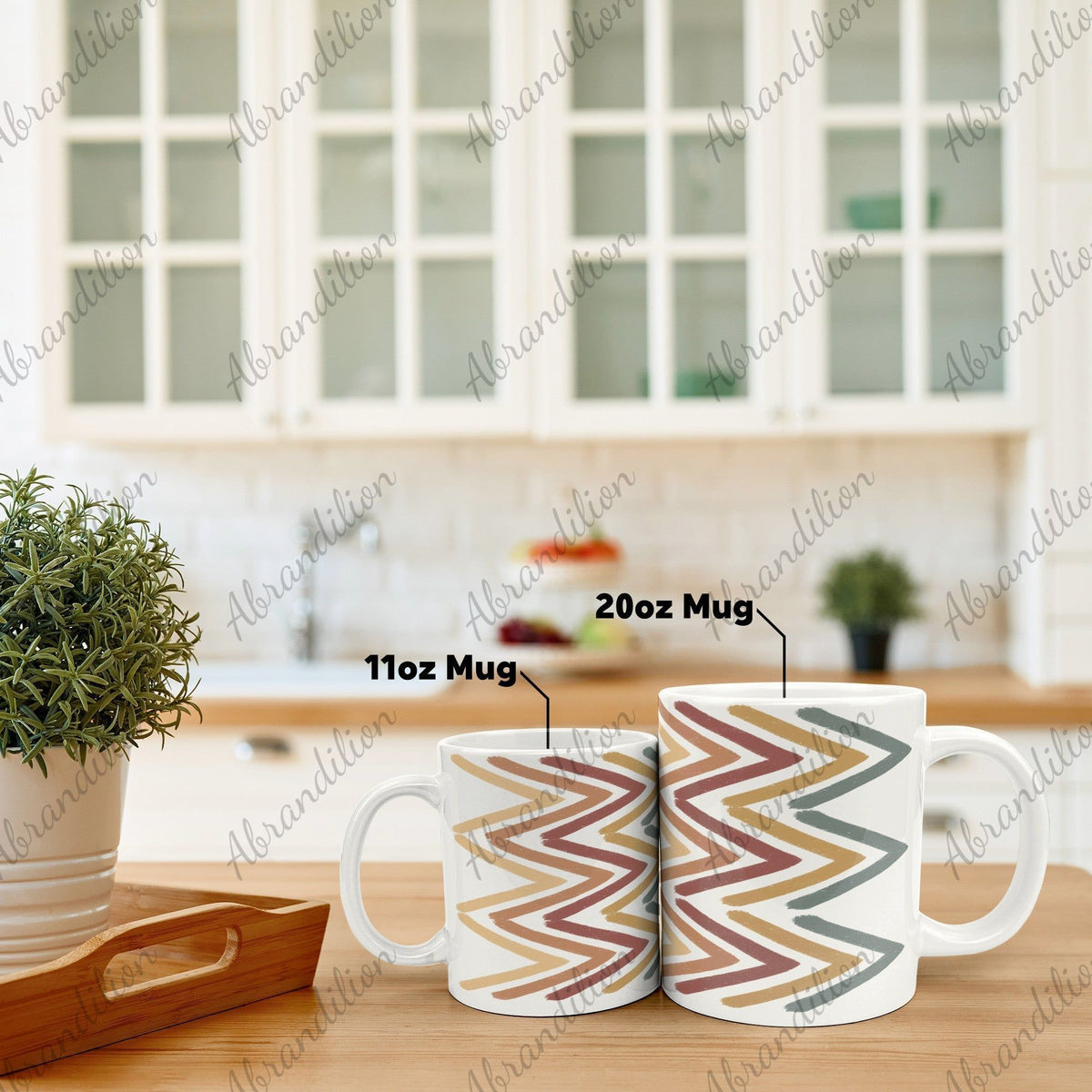 Boho Arrow Coffee Cup | White Mug | 22oz - abrandilion