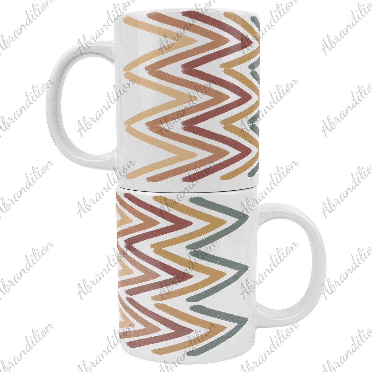 Boho Arrow Coffee Cup | White Mug | 22oz - abrandilion