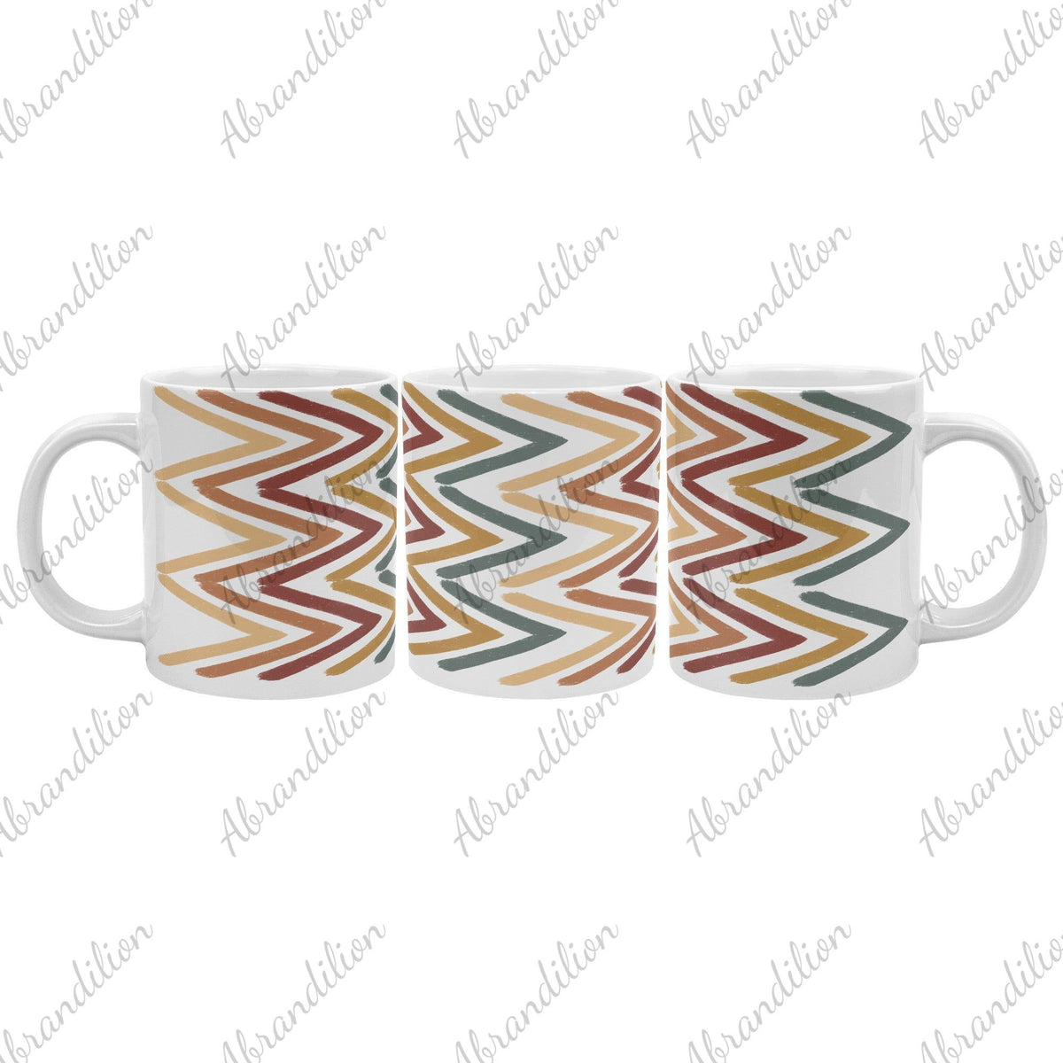 Boho Arrow Coffee Cup | White Mug | 22oz - abrandilion