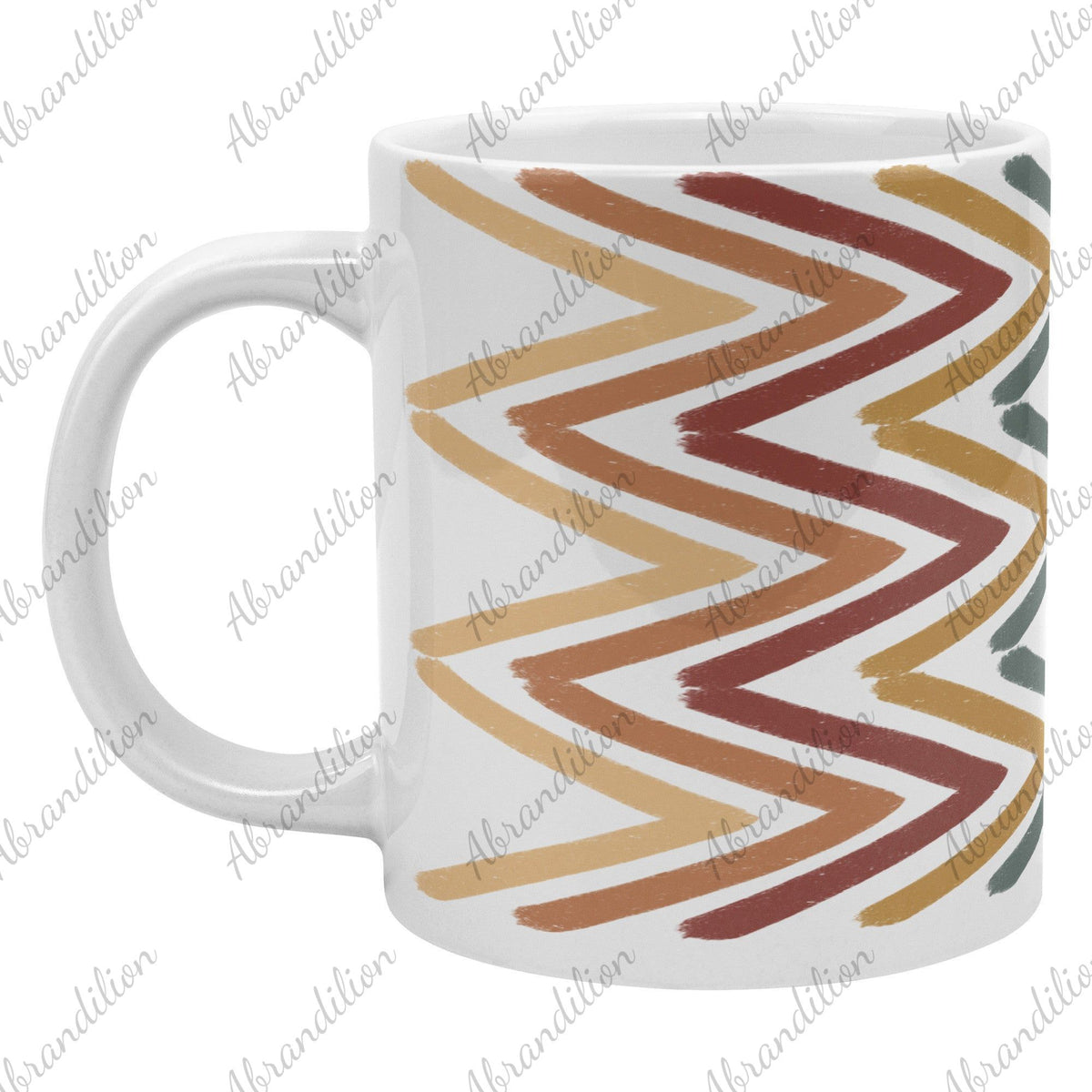 Boho Arrow Coffee Cup | White Mug | 22oz - abrandilion