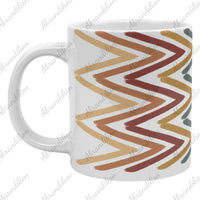 Boho Arrow Coffee Cup | White Mug | 22oz - abrandilion