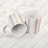 Boho Hearts Coffee Cup | Large Mug - abrandilion