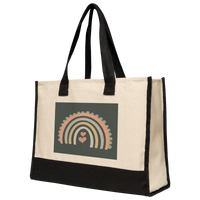 Boho Rainbow - Cotton Tote Bag - abrandilion
