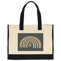 Boho Rainbow - Cotton Tote Bag - abrandilion