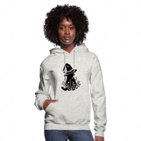 Cat With Witch Hat Women's Hoodie - abrandilion