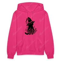 Cat With Witch Hat Women's Hoodie - abrandilion