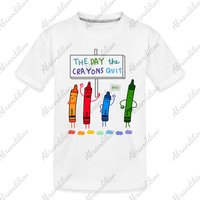 Crayons Quit | Kid’s Premium Organic T-Shirt - abrandilion