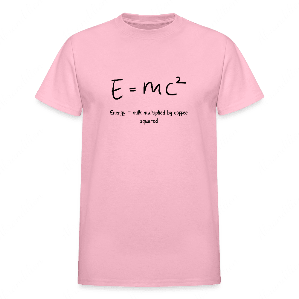 Energy Equals Coffee Gildan Ultra Cotton Adult T-Shirt - abrandilion