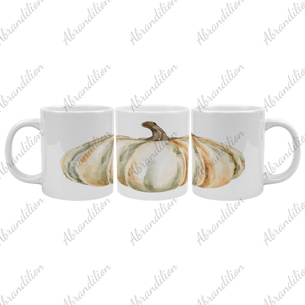 Fall Pumpkin | Large Coffee Mug - abrandilion