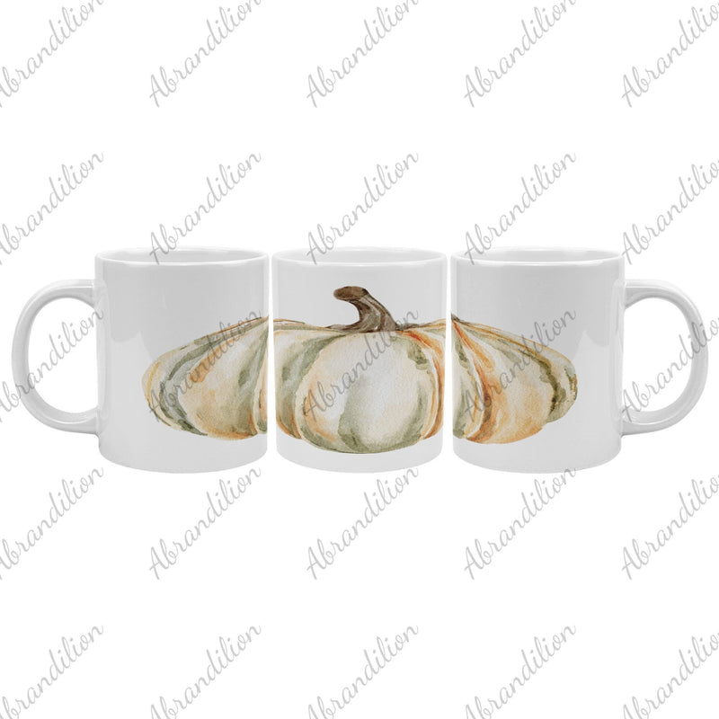 Fall Pumpkin | Large Coffee Mug - abrandilion