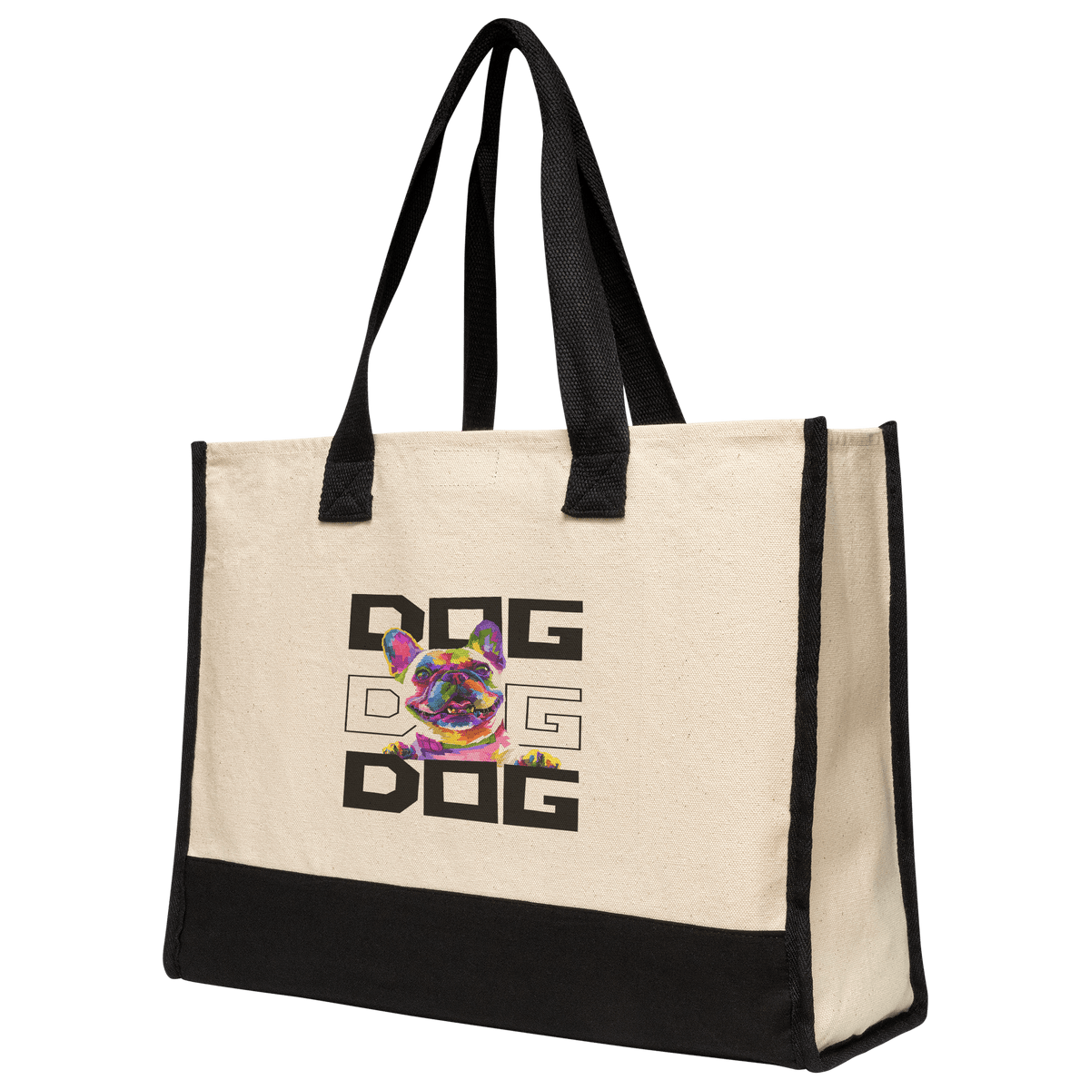 Frenchie - Cotton Tote Bag - abrandilion