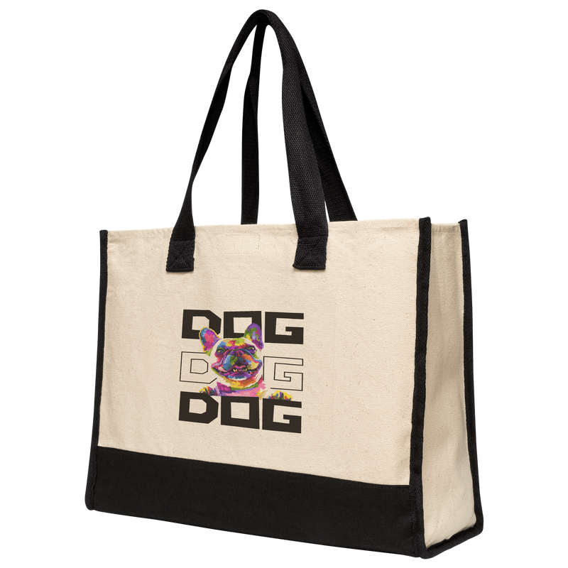 Frenchie - Cotton Tote Bag - abrandilion