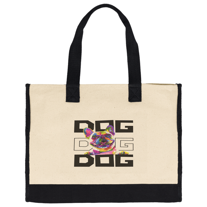 Frenchie - Cotton Tote Bag - abrandilion