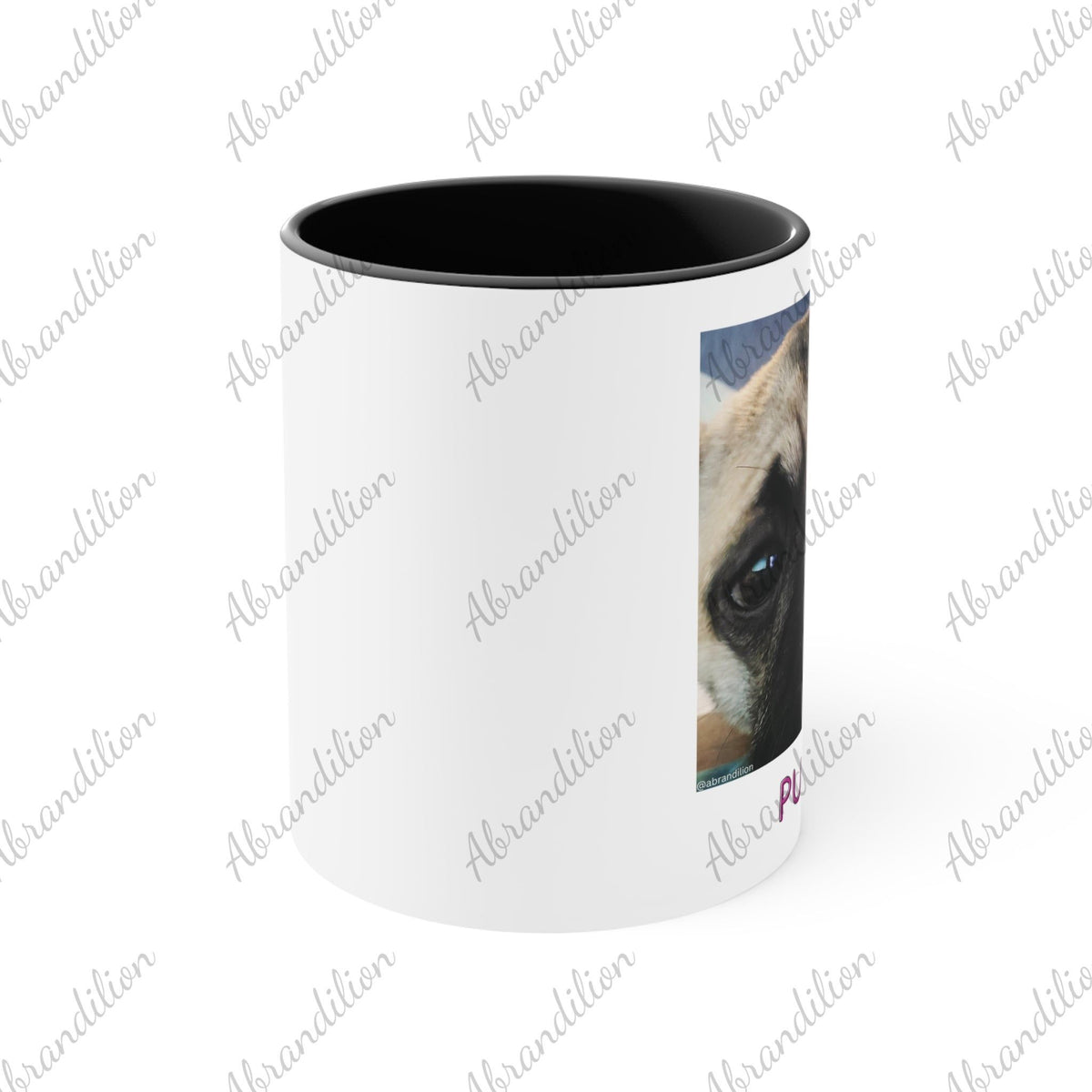 Funny Pug Accent Mugs - abrandilion