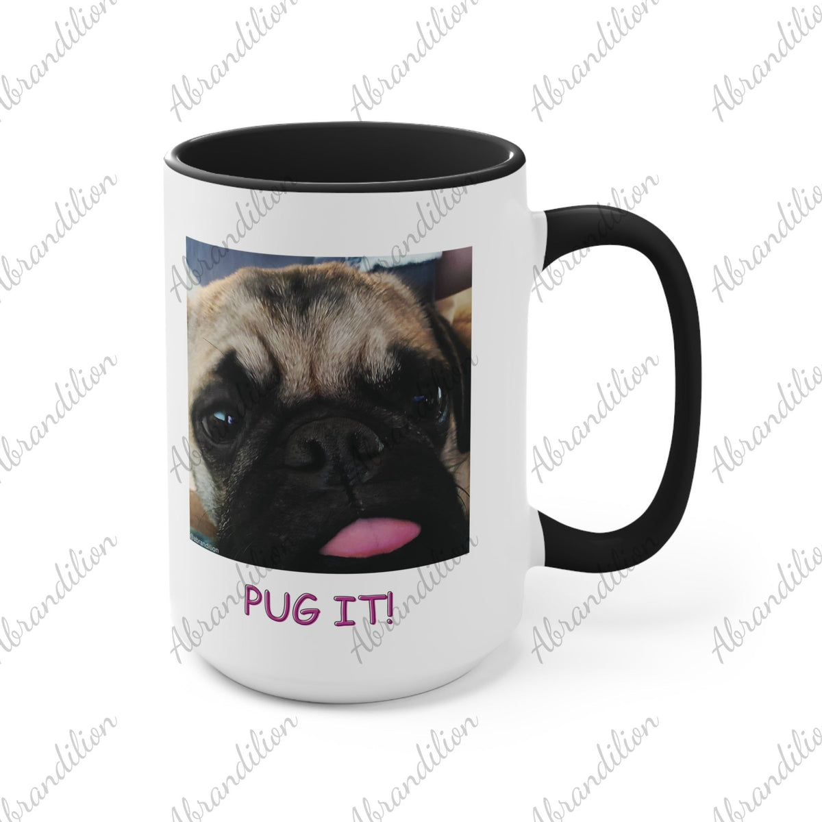 Funny Pug Accent Mugs - abrandilion