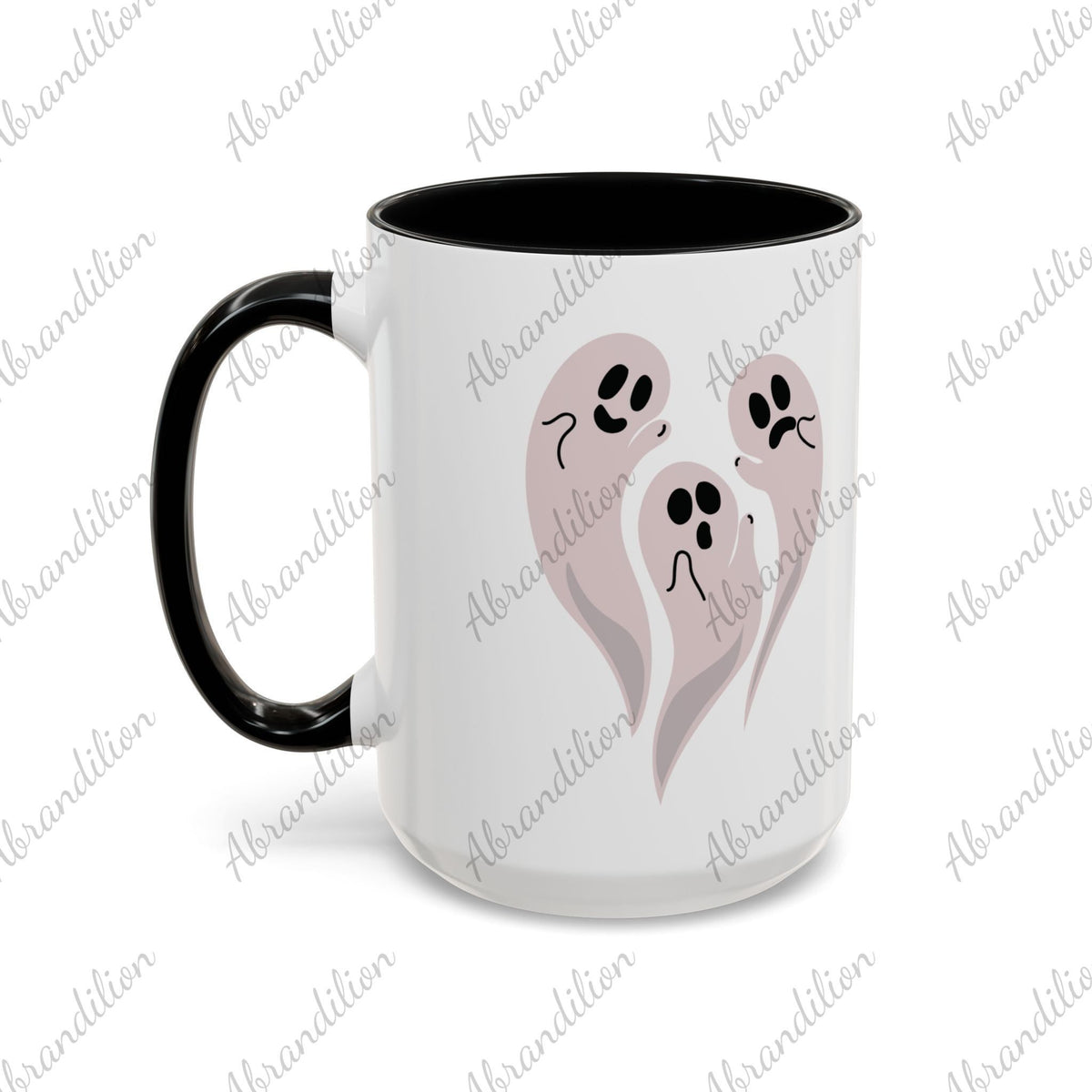 Ghost | Boo! | Accent Coffee Mug (11, 15oz) - abrandilion