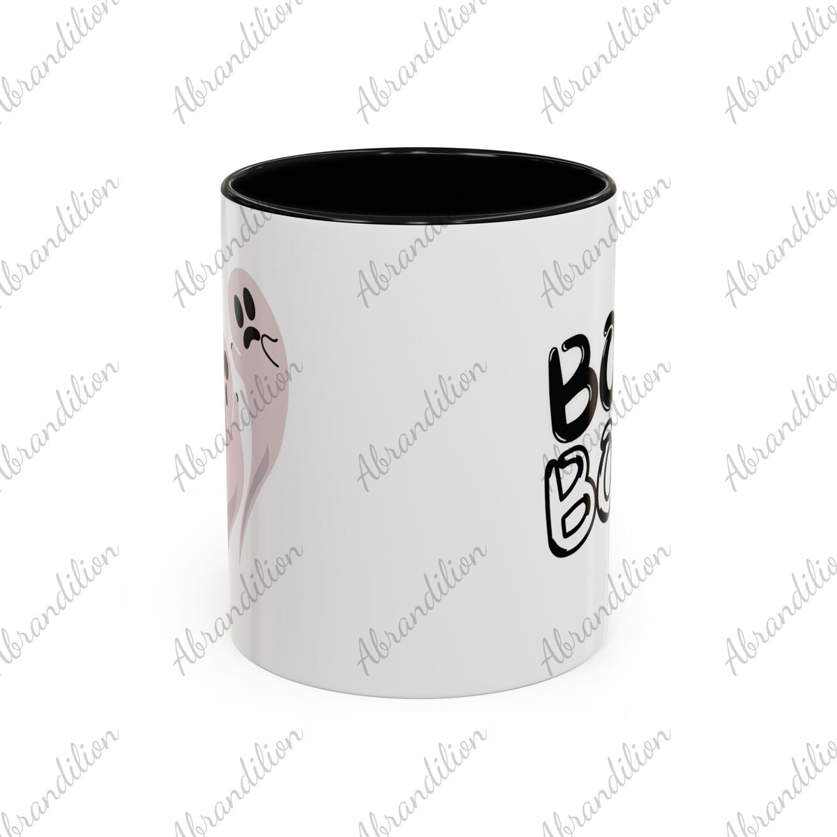 Ghost | Boo! | Accent Coffee Mug (11, 15oz) - abrandilion