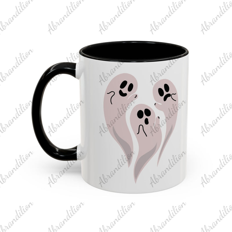 Ghost | Boo! | Accent Coffee Mug (11, 15oz) - abrandilion