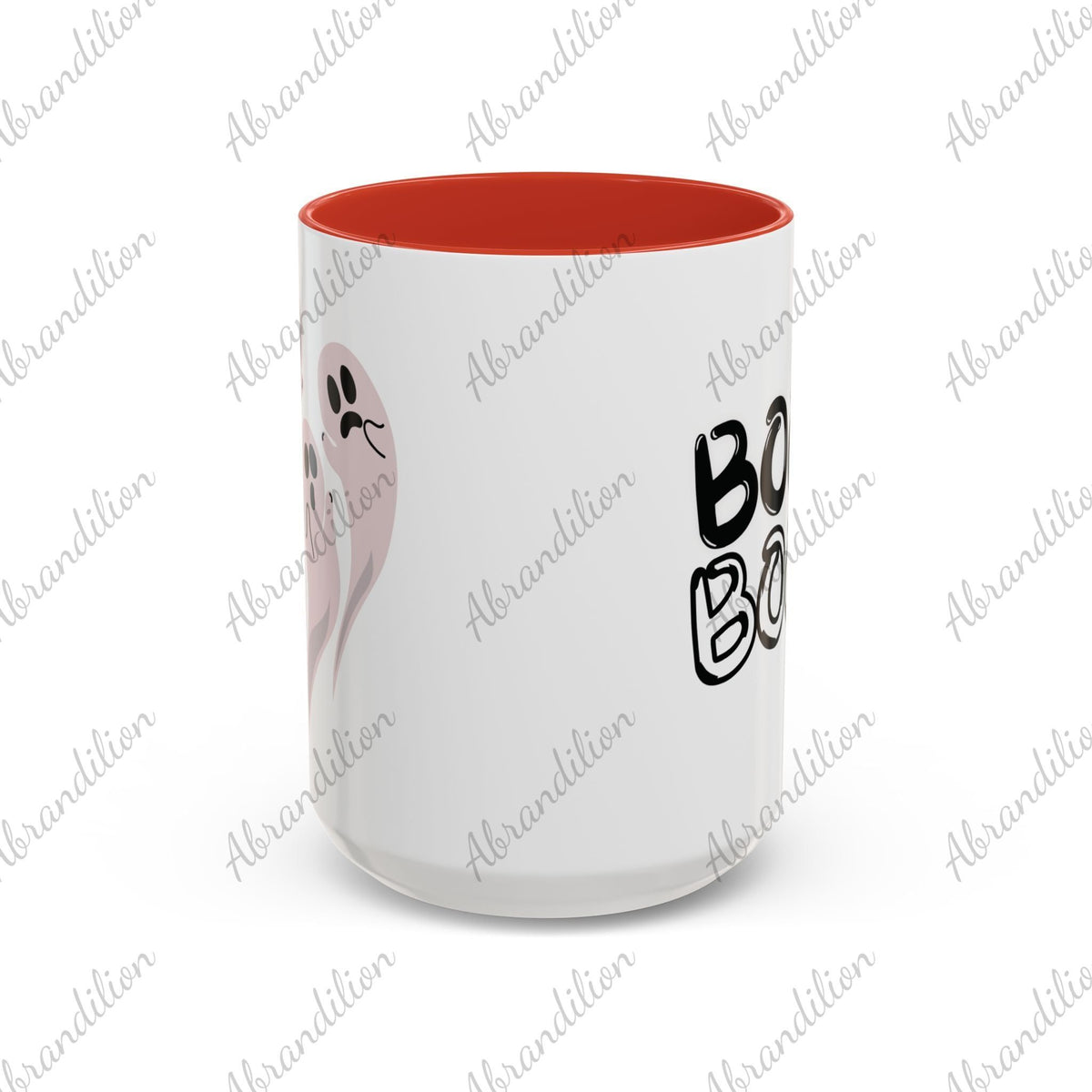 Ghost | Boo! | Accent Coffee Mug (11, 15oz) - abrandilion