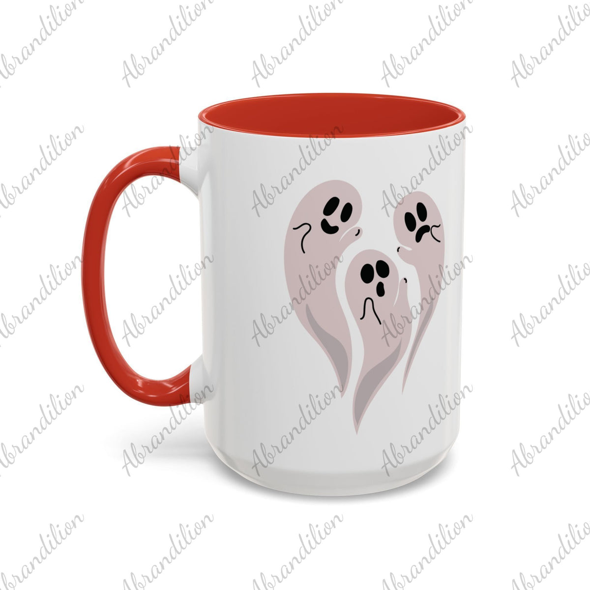 Ghost | Boo! | Accent Coffee Mug (11, 15oz) - abrandilion