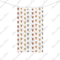 Hand Towel | Boho Hearts - abrandilion