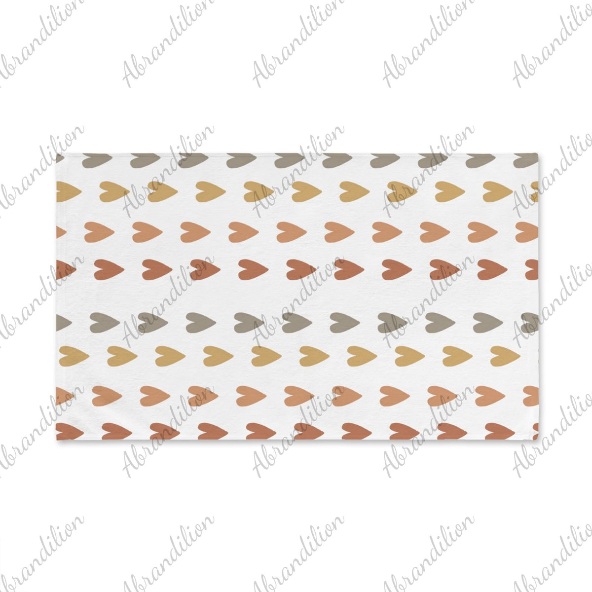 Hand Towel | Boho Hearts - abrandilion