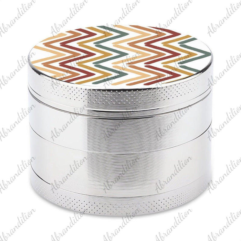 Herb Grinder - Boho ZigZags - abrandilion