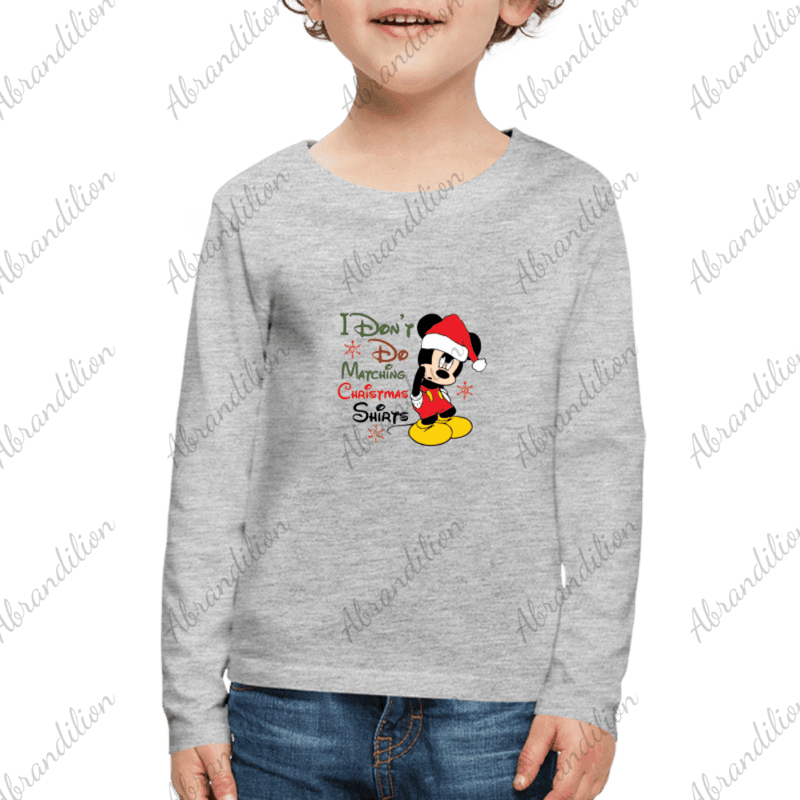 Kids' Christmas Premium Long Sleeve T-Shirt - abrandilion