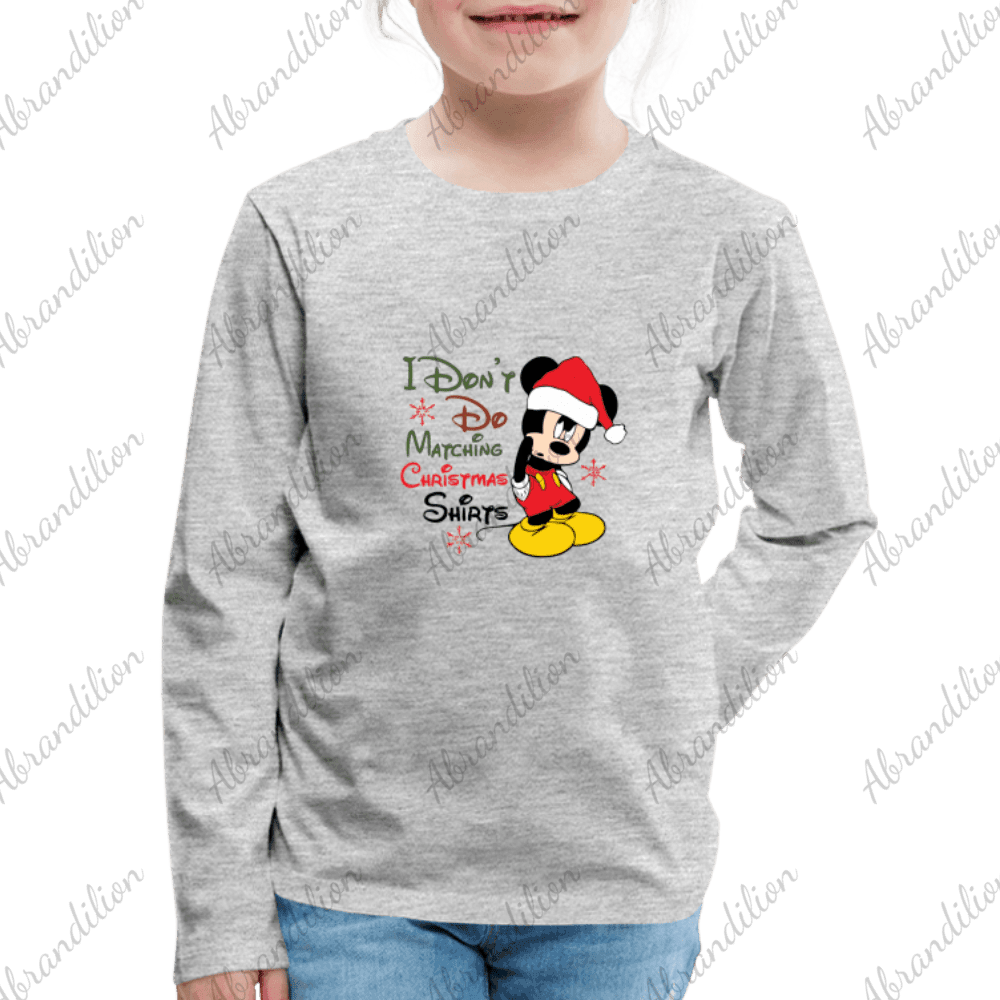 Kids' Christmas Premium Long Sleeve T-Shirt - abrandilion