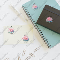 Lotus Sticker Sheets - Inspirational - No Mud No Lotus - abrandilion