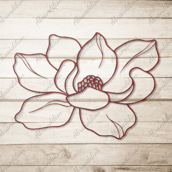 Magnolia Flower | Metal Wall Art - abrandilion