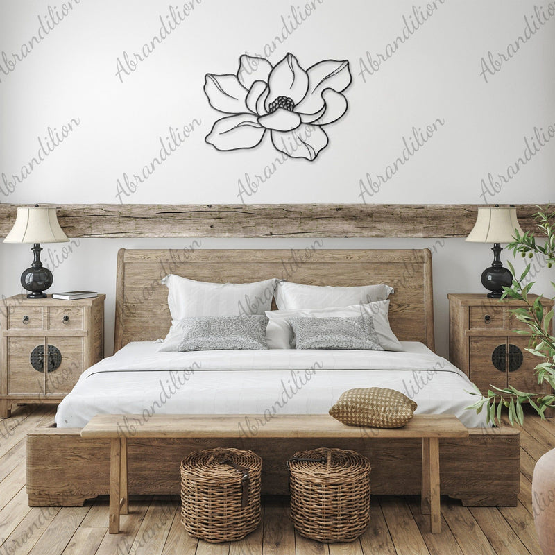 Magnolia Flower | Metal Wall Art - abrandilion