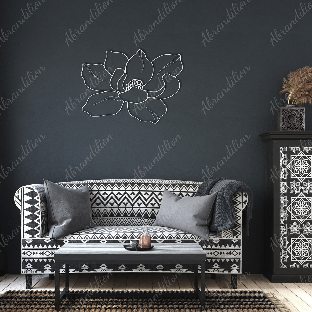 Magnolia Flower | Metal Wall Art - abrandilion