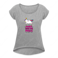 Make Your Own Magic | Women's Roll Cuff T-Shirt - abrandilion