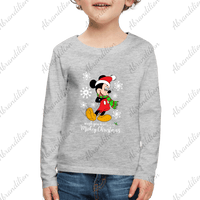 Mouse Christmas Kids' Premium Long Sleeve T-Shirt - abrandilion