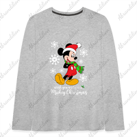 Mouse Christmas Kids' Premium Long Sleeve T-Shirt - abrandilion