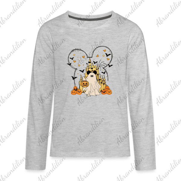 Mouse Halloween Kids' Premium Long Sleeve T-Shirt - abrandilion